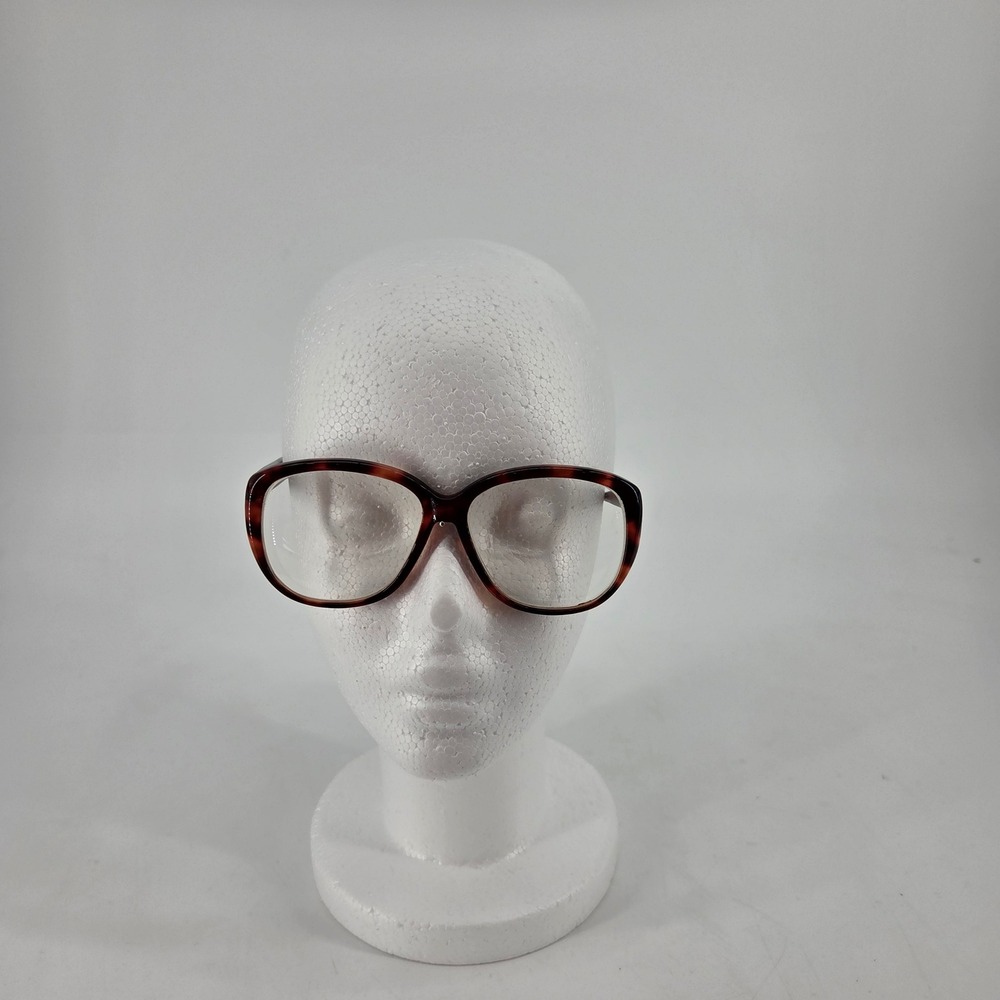 Donna Karan Bausch & Lomb Tortoise Oversized Round Eyeglasses USA 135 Vintage